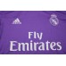 Real Madrid 16/17 Away Purple Long Sleeve Soccer Jersey